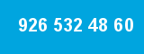 926 532 48 60 926 532 48 60